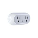 Smart Dual Plug - WiFi Remote App Control for Appliances; Compatible with Alexa and Google Home Assistant, No Hub Required