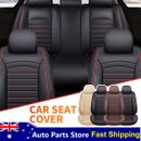 Leather Car Seat Covers Front Rear For Nissan X-trail Pulsar Qashqai Navara Part