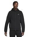 Nike FB7921-010 M NK TCH FLC FZ WR Hoodie Sweatshirt Homme Black/Black Taille M