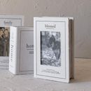 Foreside Home & Garden "Blessed" Photo Box Picture Frame Wood/Glass/Fabric in Brown/White | 10 H x 6 W x 3 D in | Wayfair FFRD11049