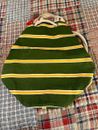 Dooney and Burke Green and Yellow Beach Tote Bag NWT