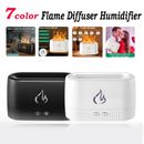 LED Flame Aroma Diffuser Humidifier Flame Air Diffuser Oil Essential Home Office