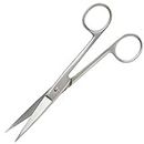 AANIJ® Dressing Surgical Scissor Sharp/Pointed 6 Inch Straight Stainless Steel matt Finish Pack of (1)