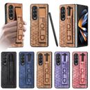 For Samsung Galaxy Z Fold 5/4/3 5G Shockproof Stand With S Pen Holder Case Cover