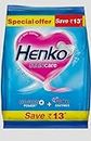 Henko Stain Care Detergent Powder - Stain Champion, 500g (Buy 1 Get 1,Free)