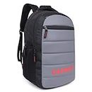 Capriff 35L Casual Waterproof upto 17 inch Laptop Bag/Backpack for Office/School/College/travell with Rain Cover With adjustable Strap With 2 Compartment with Rain cover (Black & Grey)