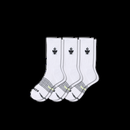 Women's All-Purpose Performance Calf Sock 3-Pack - White - Medium - Bombas