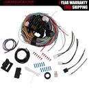 12V Universal Accessory 21 Circuit 21 Circuits Wiring Harness Kit Fit Car Truck