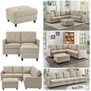 Contemporary Modular Sectional Sofa Modern Living Room Furniture Set DIY Couch 