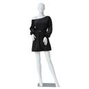 Female Full Body Realistic Mannequin Display Head Turns Dress Form w/ Base 70 in
