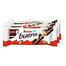 Kinder Bueno Milk Chocolate and Hazelnut Cream Individually Wrapped 43g (Pack Of 3)