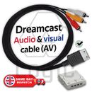 Dreamcast RCA AV audio video via cavo TV cavo piombo video composito audio RCA