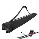 Snowboard Bag for Travel, Wheeled Snowboarding Bag with 360°Fully Padded Protection, for Outdoor Sport Lovers, Friends, Families, Colleagues, Female and Male