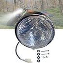 QYMOTO Coleman CT200U-EX Headlight Axis MB200, 6.5 Inch with DRL 12V 35W Mini Bike Front Head Light Lamp Compatiable with Most Mini Bike（2 Wire Plug）