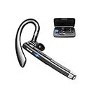 Bluetooth Headset V5.1, Bluetooth Earpiece for Cell Phones with Mic Noise Cancelling, Waterproof Hands-Free Earphones Wireless Headphone, for Business/Office/Driving Compatible with Android/iPhone