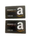 2 AMAZON GIFT CARDS USED EMPTY NO VALUE JUST FOR COLLECTING
