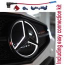 Mercedes Benz emblème LED insigne étoile logo calandre avant noir brillant GLC GLS GLE