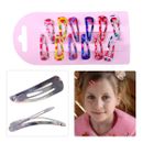 60x 3cm Kids Girl Baby Mini Snap Hair Clip Hairpin Barrette Headwear Accessories