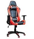 Adcom Mutant Series Multi-Functional Ergonomic Super Gaming Office Chair with Scratch Proof PVC and 180° Tilt Back Recline, Adjustable Neck & Lumbar Pillow, 4D Adjustable Armrests (Black/Red)