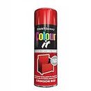 SuperGift.com Red Gloss All Purpose Aerosol Spray Paint 250ml Quick Drying Spray, Fast Dry and Excellent Coverage for Metal, Wood, Plastic and More by Diva Gift