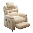 YVYKFZD Gaming Chair for Adults, Ergonomic Office Chair, High Back Computer Chair with Footrest and Headrest, 360°Swivel Desk Chair, Supports 330 lbs (Color : Beige)
