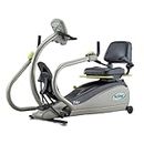 NuStep T4r Recumbent Cross Trainer Stepper, Gray/Green, Low-Impact Exercise with Adjustable Arm & Leg Position, 360-Degree Swivel Seat, Engaging Programs, & Compatible with Free NuStep Wellness App