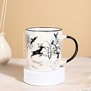 SMOKEY COCKTAIL African Safari Printed Ceramic Coffee Mug | Set of 1 Coffee Mugs | for Hot and Cold Coffee, Milk & Tea Cup | Microwave and Dishwasher Safe | 350 ml