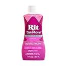 Synthetic Rit Dye More Liquid Fabric Dye – Wide Selection of Colors – 7 Ounces - Super Pink