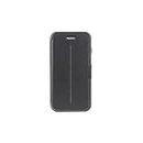 OtterBox STRADA SERIES Leather Wallet Case for iPhone 6 Plus/6S Plus - Retail Packaging - NEW MINIMALISM (BLACK/DARK GREY/BLACK LEATHER)