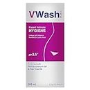 VWash Plus Expert Intimate Hygiene, 200ml, Hygiene Wash for Women, Vaginal Wash, Prevents Itching, Irritation & Dryness, Suitable For All Skin Types