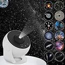 BeQuest: Quest For More Galaxy Neon Projector, 12 In 1 Planetarium Star Projector Realistic Starry Sky Night Light With Solar System Constellation Moon For Kids Bedroom Ceiling Home Theater