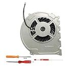 Rinbers Internal CPU GPU Cooling Cooler Fan Replacement Part for Sony Playstation 4 PS4 Slim Console CUH-2015A CUH-2016A CUH-2017A CUH-20XX 500GB with Tool Kit