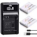 Pickle Power NB-6L NB-6LH Batteries and LED Battery Charger for Canon PowerShot SX530 HS, SX710 HS, SX700 HS, SX610 HS, SX600 HS, SX540 HS, SX510 HS, SX500 is, SX280 HS, SX270 HS, D30, S90
