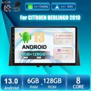 6G+128GB Autoradio Android 13 Für CITROEN BERLINGO 2019 Car Play GPS Navi SWC AM