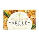 Yardley Oatmeal & Almond Single Bar Soap, Oatmeal and Almond, 120 grams