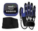 ProHome Férulas de dedo eléctricas, soporte para dedos, guantes de robot para entrenamiento de rehabilitación de dedos de Hemiplegia, guantes de robot de rehabilitación (tamaño: M, color: correcto)
