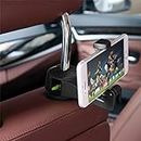 SPYKART Universal Multifunctional Car Vehicle Back Seat Headrest Mobile Phone Holder Hanger Holder Hook for Bag Purse Cloth Grocery (Multi Color, Set of 1)