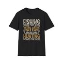 Fishing and Hunting Themed T-Shirt, Outdoor Sports Tee, Nature Lover Gift