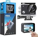 AKASO V50X Native 4K30fps 20MP WiFi Action Camera with EIS Touch Screen, 4X Zoom, 131 feet Waterproof Underwater Camera, Remote Control Sports Camera with Gopro Compatible Accessories Kit