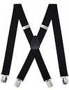 METUUTER Suspenders for Men ? Heavy Duty Strong Clips Adjustable Elastic X Back Braces Big and Tall Men's Suspenders