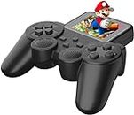 New World S10 Handheld Game Console,Classic Retro Video Gaming Player Colorful LCD Screen USB Rechargeable Portable Game Console with 520 in 1 Classic Old Games Best Toy Gift for Kids- Black