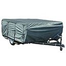 GEARFLAG Pop-up Folding Camper Cover Fits 14'-16' Reinforced Windproof Side-Straps, Anti-UV Water-Resistance Heavy Duty Triple Layers for Trailer RV (Fits 14' - 16')