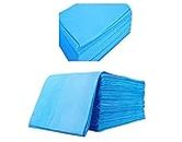 Gypsy 60 Pcs Non-Woven Disposable Bedsheet 32x 72 Inch – Medical Blue | Massage Table Sheet Protector | Elderly Care, Patients, Clinics, Hospitals | Thick Breathable, Waterproof & Oilproof Bed Cover