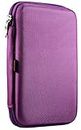Navitech Purple Hard Protective EVA Case Cover Compatible with The NuVision 8-inch Tablet PC