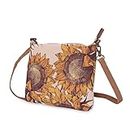 COTT N CURLS Sonnenblume – Handgelenk-Geldbörsen für Damen, Crossbody-Taschen, große Tragetaschen, Büchertasche, Handy-Geldbörse, Sonnenblume