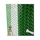SAI PRASEEDA PVC Garden Fencing Net_Mesh_4 Feet Height X10 Feet Length_ UV Stabilized 800GSM Anti Bird Net Green Color with 1 Cutter,50 PVC Tags FN:4