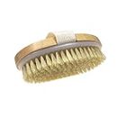 Hyshina Dry Skin Body Brush Improves Skin's Health and Beauty Natural Bristle Remove Dead Skin and Toxins Cellulite Treatment Improves Lymphatic Functions Exfoliates Stimulates Blood Circulation