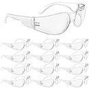 SERPLEX® 12 Pairs Safety Goggles, Anti Fog Goggles, Anti Pollution UV Protected Goggles, Protective Eyewear for Men Women, Scratch & Impact Resistant Eye Protection for Work, Lab, Construction