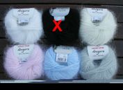 €55/100g 100% Angora Katia Yarn Rabbit Rabbit Yarn Colors of Choice