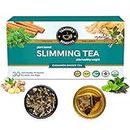 TEACURRY Slimming Tea For Weight Loss - 30 Tea Bags, 1 Month Pack | Free Diet Chart | Lose Weight, Reduce Tummy, Prevent Ageing | Weight Loss Green Tea, 60 Grams